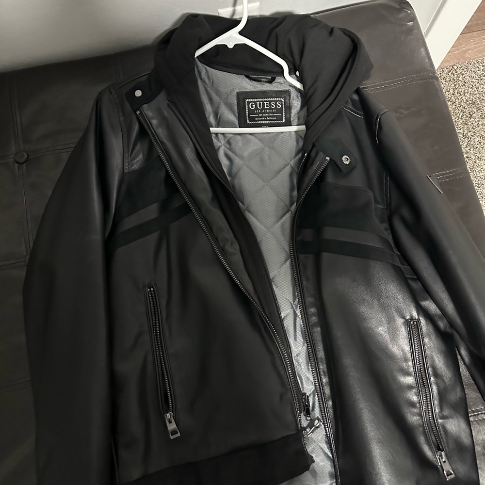 GUESS Black Hooded Jacket